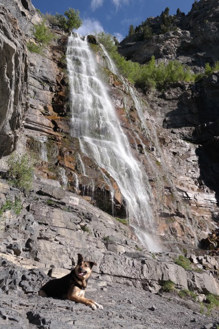 Hike up to Bridal Veil Falls, Provo Utah