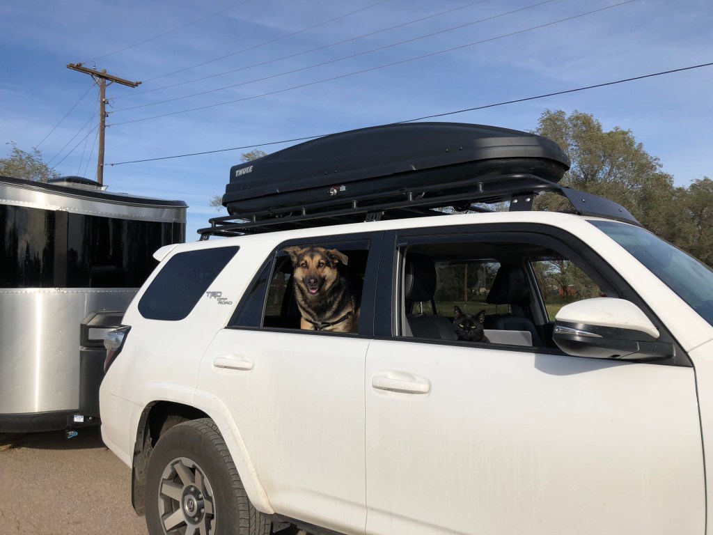 Toyota 4Runner Gobi Rack and Airstream Basecamp
